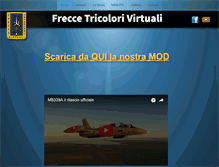 Tablet Screenshot of freccetricolorivirtuali.net